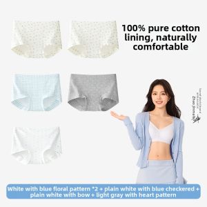 Secret World | Cute Full-Coverage Womens Panties Cotton Crotch Anti-Bacterial Seamless