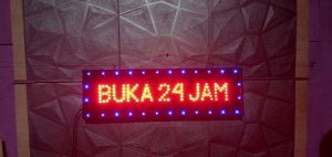 LED sign Buka 24 jam