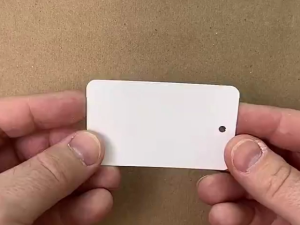 1000pcs 4x9cm White Blank Hang Tags DIY Blank Label Card Blank Tag Card