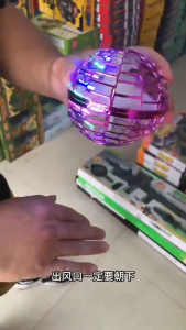 Flying Ball Flying Spinner Rotating Magic Drone Flying Boomerang Balls Hand Controlled Operated Fly UFO Fidget Toys for Kids
