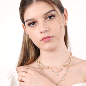 Mikana Momoe Gold Plated Stud Earrings for women accessories knot casual earring jewelry for gift