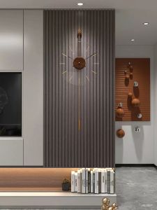 Minimalist Wall Clock Living Room Luxury Nordic Home Silent Modern Creative Personal Art Clocks Alloy Material Jump Second Core
