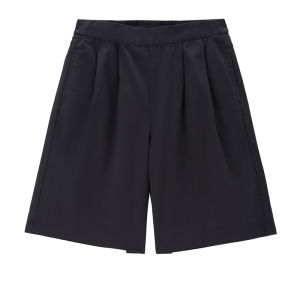 Giordano | Cotton Culottes Shorts for Women 5 Divided Skirt Partial Elastic Waist
