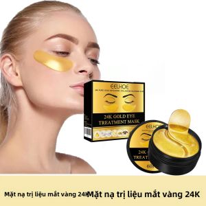 Mặt Nạ Vàng 24K EELHOE Chống Lão Hóa Dưỡng Ẩm Và Giảm Quầng Thâm Dùng Được Cho Cả Nam Và Nữ Giúp Làm Mờ Nếp Nhăn