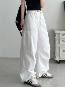 SunYeo New Summer Lightweight Washed Pure Cotton Loose Casual Work Pants Long Trousers Simple Style Other Material 100%