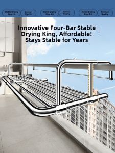 ERMO | Theft-proof Balcony Clothes Drying Rack Multi-functional
