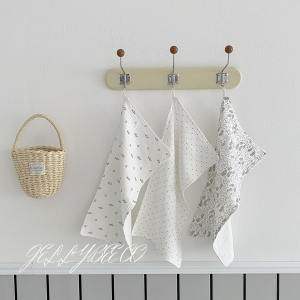 Nordic Newborn Baby Towel Cotton Muslin Bath Towel Face Wash Towel Burping Cloth Handkerchief Soft Absorbent Toddler Kids
