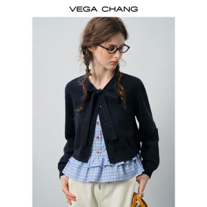 VEGA CHANG | Bộ đồ len dài tay phong cách Miu mùa thu