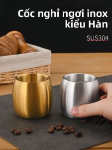 CHUANGGUANJIA | Cốc Trẻ Em Cách Nhiệt Phong Cách Hàn Quốc 304 Thép Không Gỉ