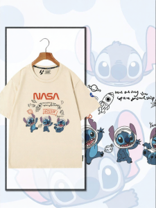 Collaboration Astronaut Print Cotton T Shirt