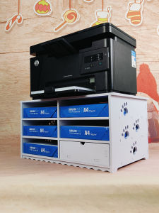 Creative A4 Office Desktop Organizer Cabinet Receipts Document Holder Multi-layer Storage Shelf Desk Top Arrange Rack