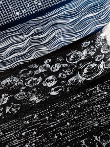 Dream Texture Micro-Light PET Tape Artistic Versatile Basic Scrapbooking DIY Decoration Material Sticker Background Underlay