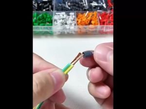 1200 đầu cos pin rỗng đựng trong hộp nhựa tiện dụng đấu CB an toàn - Sử dụng chung Kìm HSC8 6-4A