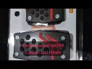 COVER PEDAL GAS MOBIL NON SLIP PEDAL MANUAL ANTI SLIP & PEDAL MATIC NON SLIP MOTIF CARBON PREMIUM