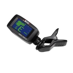 Aroma AT-200D Clip On Guitar Tuner Portable Universal Digital Tuner for Chromatic Guitar Bass Ukulele Violin
