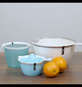 DKW HH-703 ชามพลาสติกผสมอาหาร รุ่น DUO Mixing Bowl (มีหลายสี) ชามทำขนม ถ้วยล้างผัก