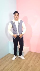 Hoodie Zipper Pria Wanita Polos Combinasi Two Tone Premium Platinum World