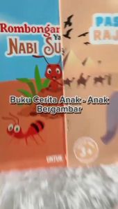 Buku Cerita Anak Bergambar / Buku Dongeng Anak / Seri Kisah Inspiratif Bilingual / Buku Cerita Anak Islam / Full Colour /pustaka novel