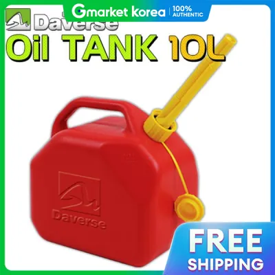 Devers Camping Oil Can Kerosene Can Jerrycan Gasoline Can Fuel Can Oil Tank 10L Dvc-E1310