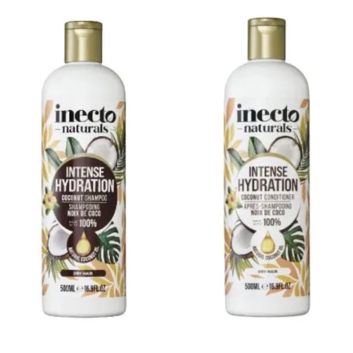 🥥แชมพูมะพร้าว🥥Inecto Naturals Coconut Shampoo& Conditioner Lazada.co.th