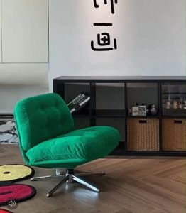 Armchair เก้าอี้โซฟาหมุนได้ เก้าอี้นวมพักผ่อน DYVLINGE เก้าอี้อิเกีย ผ้าลูกฟูกถอดซักได้ รองรับสรีระ ตกแต่งบ้าน สวยโมเดิร์น ขาเหล็กแข็งแรง