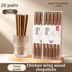 TAFUMAN | Natural Jujube Wood Chopsticks No Lacquer No Wax Long Heat-Resistant Non-Slip