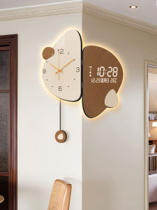 ZEDUO | Lucky Turning Corner Electronic Wall Clock
