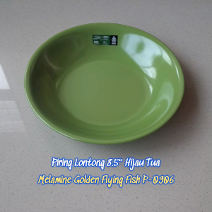 Piring Lontong 8.5" Melamine - Golden Flying Fish P-0906