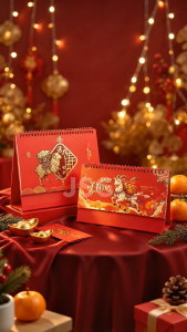 2027 Lucky Sheep Desk Calendar 2 Sizes Feng Shui Table Calendar New Year Home Office Decor & Gift