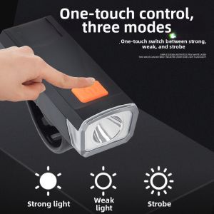 Strong Light Waterproof Rechargeable Bicycle Front Light