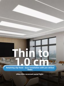 LANGJIAO | Ultra Thin Embedded LED Aluminum Frame High Brightness No Dark Area Panel Light