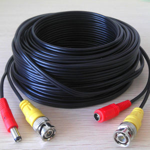 Old Style Coaxial Camera Video Power Cable One Piece BNC Two in One Analog Connection Line Non Shielded BNC plus DC Cables