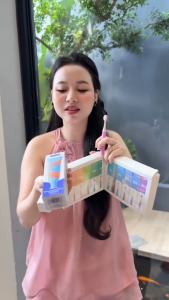 Bàn chải đánh răng cho bé tootoo Twelve Wonders bót đánh răng trẻ em bàn chải trẻ em lông mềm bảo vệ nướu sạch răng sâu