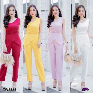 ชุดเซท ชูด ลูกไฮโซ ชุดออกงาน ไฟรี M เอว 34-36 สพ 36-38