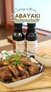 Combo Xốt Kabayaki Nước Tương Sushi Wefco Xốt Chấm Ướp Nướng Phết 298ml