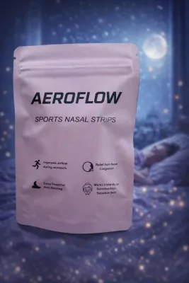 AeroFlow Scented Sports Nasal Strips (30 pieces)