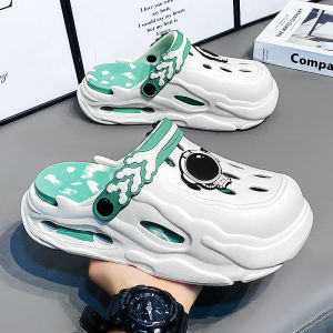 รองเท้าแตะชายหาดกันลื่นทนทานต่อการสึกหรอสำหรับใส่ขับรถกลางแจ้งในฤดูร้อน รองเท้าแตะแบบสวมหัวสไตล์สปอร์ตแบบสวมสบาย