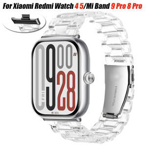 Silicone Strap For Xiaomi Redmi Watch 5 4 Replaceable Transparent Bracelet Wristband Mi Band 9 Pro 8 Pro Watchband Accessories