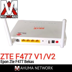 ONT EPON ONU ZTE ZXHN F477 ACCESS POINT WIRELESS WIFI BUKAN F450 F660
