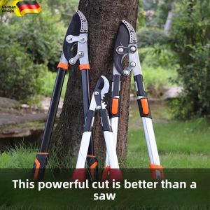 MONLEYTA | German Precision Pruning Shears Garden Pruner Strong Branches Cutting Pruning Scissors Effort-Saving Horticulture Tools