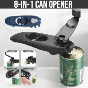 8-In-1 Can Opener Portable Manual Can Opener Damage-Proof Durable Efficient And Labor-Saving