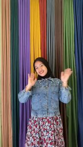 Gorden Jendela Pintu Smokring 12 Ring Dan 10 Ring Minimalis- Emboss Polos Promo Murah Aestetic
