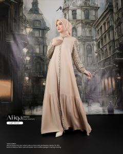 Afiqa Dress Terbaru By Ar Rafi | Gamis Arrafi Rayon Premium