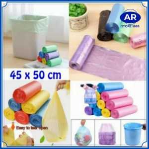 KANTONG PLASTIK SAMPAH 45X50CM ISI 15 LEMBAR / KANTONG PLASTIK GULUNG ROLL / PLASTIC TRASH-[AR STORE1688]