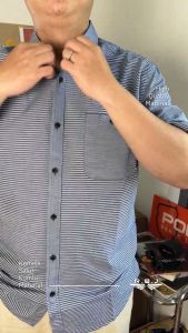 RBJ Kemeja Salur Kombi Regular Fit Pria