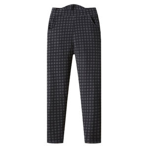 Thickened Fleece Lined High Waist Straight Leg Pants Lamb Velvet Warm Base Layer Pants Extra Thick Winter Cotton Pants for Older Women