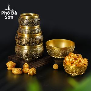 PUTUOSHAN | Wealth Attracting Brass Piggy Bank Pot