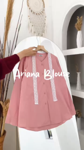 ARIANA BLOUSE - FLOTTILICIOUS / Atasan Wanita Bordir Cantik Fashion Outfit Casual Termurah Hijab OOTD