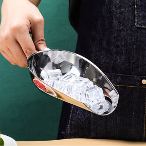 Makayo ที่ตักน้ำแข็งสแตนเลส ที่ตักข้าวสาร  ที่ตักอเนคประสงค์ มีให้เลือก 3 ขนาด Ice scoop
