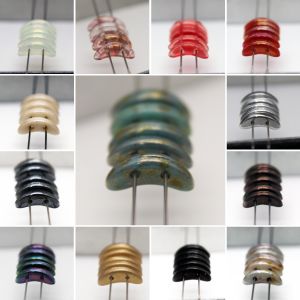 CMC Double Hole Crescent Spacer Beads Czech Partners Collaboration Fresh out New Fashion Jewelry Accessories DIY Components